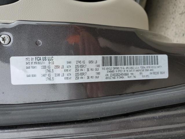 2017 DODGE GRAND CARA - 2C4RDGBG2HR549800