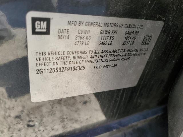 2015 CHEVROLET IMPALA LT - 2G1125S32F9104385