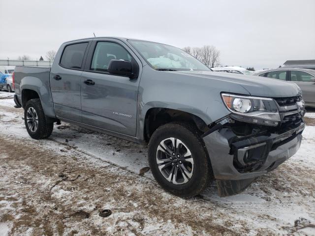 Salvage cars for sale from Copart Portland, MI: 2022 Chevrolet Colorado Z71