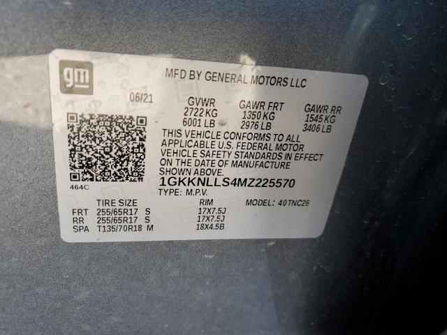 2021 GMC ACADIA AT4 1GKKNLLS4MZ225570