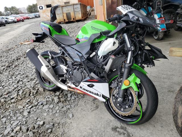 Salvage cars for sale from Copart Windsor, NJ: 2022 Kawasaki EX400