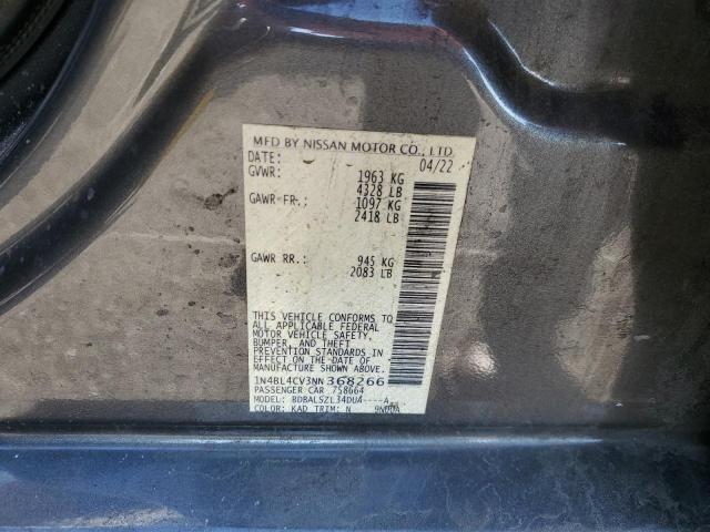 1N4BL4CV3NN368266 Nissan ALTIMA SR