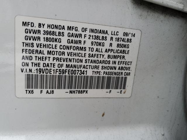 19VDE1F59FE007341 Acura Ilx 20 Premium