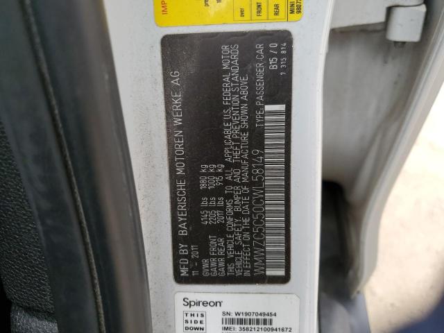WMWZC5C50CWL58149 Mini Cooper