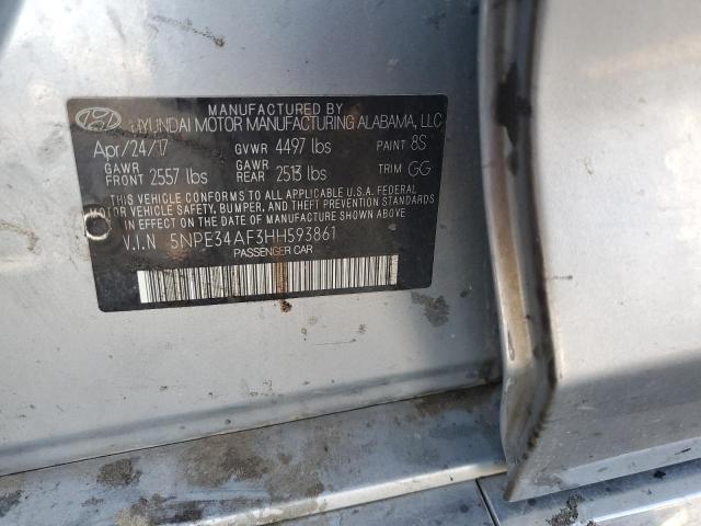 2017 HYUNDAI SONATA SPO - 5NPE34AF3HH593861