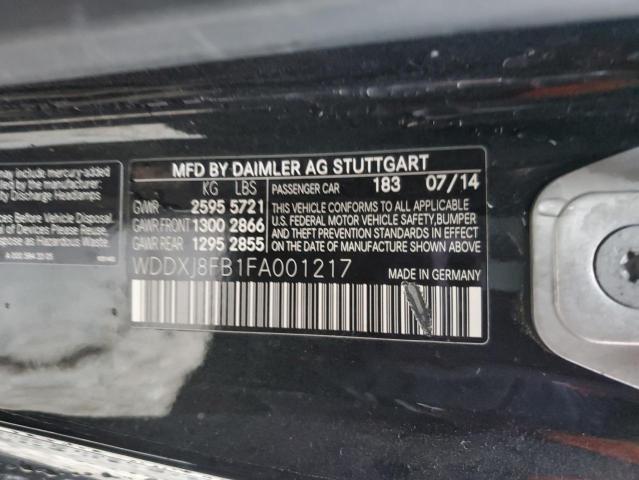 2015 MERCEDES-BENZ S 550 - WDDXJ8FB1FA001217