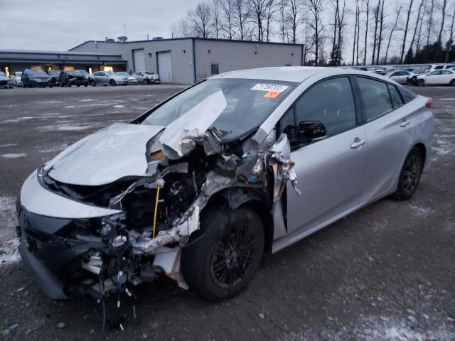 Salvage cars for sale from Copart Arlington, WA: 2017 Toyota Prius Prim