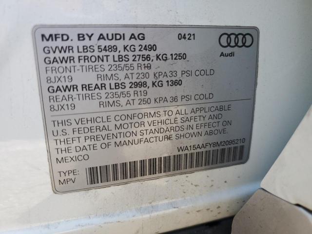 2021 AUDI Q5 SPORTBA WA15AAFY8M2095210