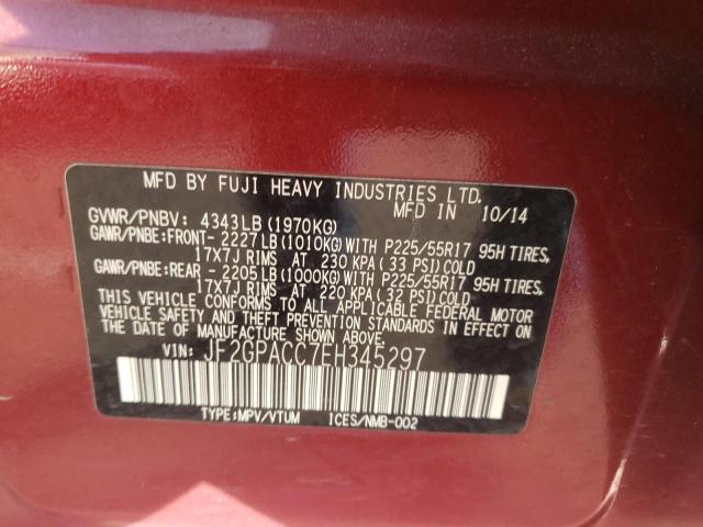JF2GPACC7EH345297 Subaru Xv Crosstrek 2.0 Premium