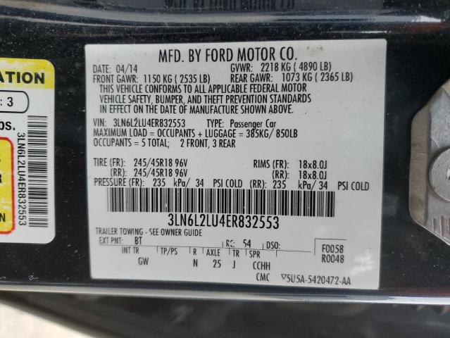 3LN6L2LU4ER832553 Lincoln MKZ