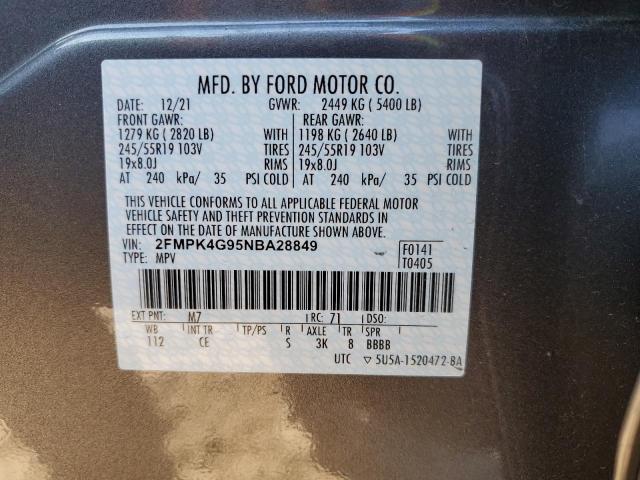 2022 FORD EDGE SE - 2FMPK4G95NBA28849
