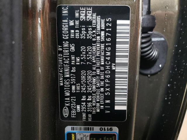 2021 KIA TELLURIDE - 5XYP6DHC4MG167125