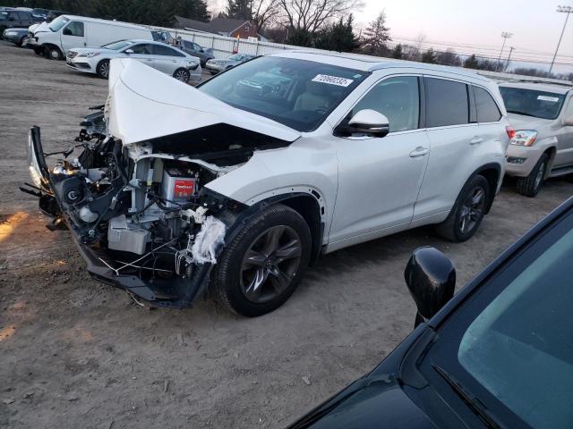 Salvage cars for sale from Copart Finksburg, MD: 2017 Toyota Highlander