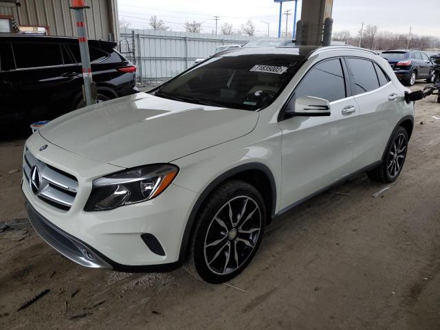 Salvage cars for sale at Fort Wayne, IN auction: 2017 Mercedes-Benz GLA 250 4M