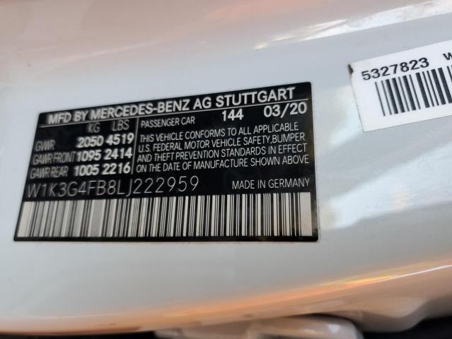 2020 MERCEDES-BENZ A 220 4MAT - W1K3G4FB8LJ222959