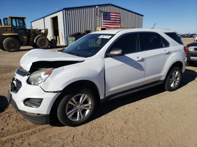 Salvage cars for sale from Copart Amarillo, TX: 2016 Chevrolet Equinox LS