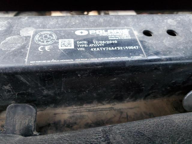 2011 POLARIS RANGER 800 - 4XATY76A4B2180547
