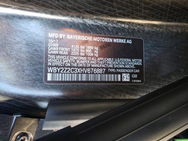 WBY2Z2C3XHV676887 BMW I8