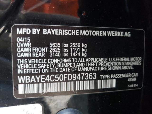 2015 BMW 740 LI - WBAYE4C50FD947363