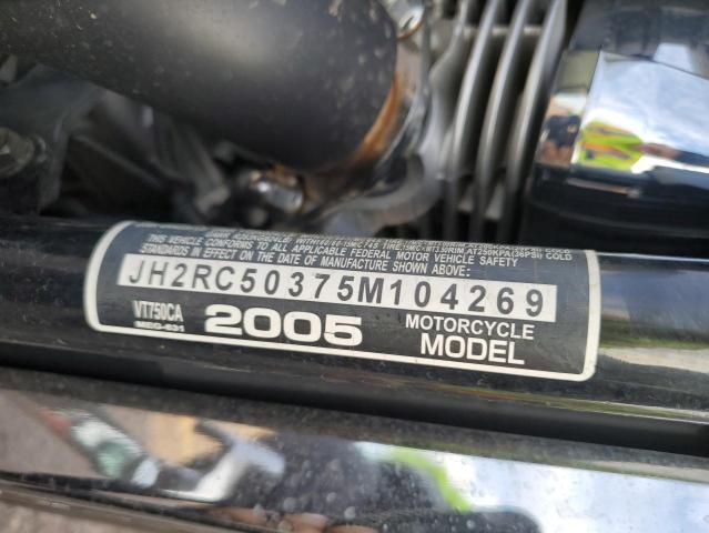 2005 HONDA VT750 CA JH2RC50375M104269