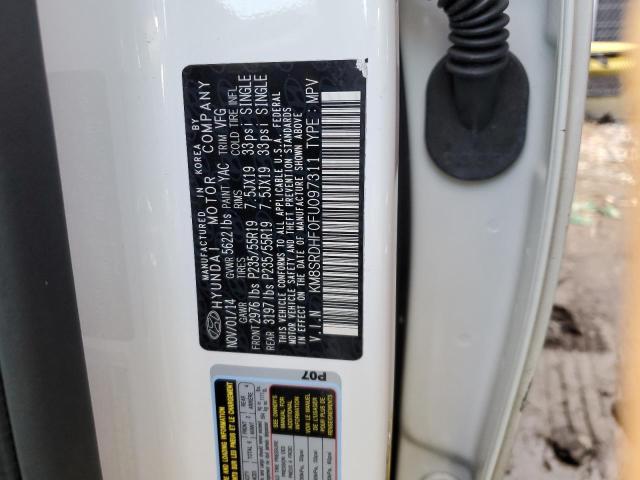 2015 HYUNDAI SANTA FE G - KM8SRDHF0FU097311