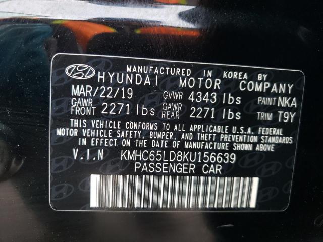 KMHC65LD8KU156639 Hyundai IONIQ