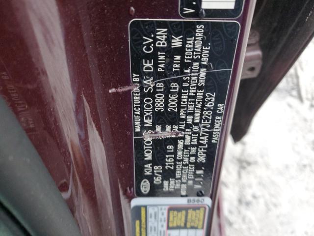 3KPFL4A77JE281632 KIA FORTE LX