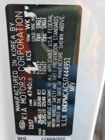 KNDPMCAC5J7444951 KIA Sportage Lx