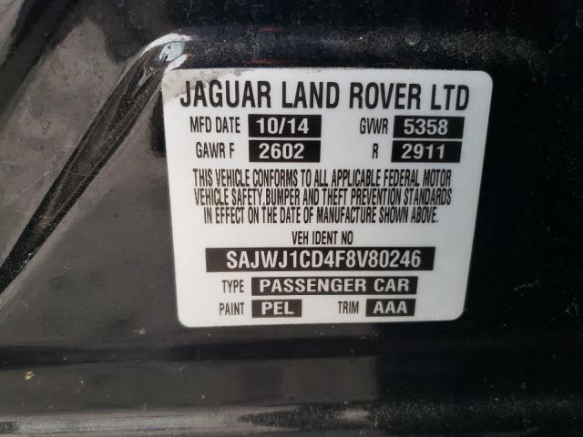 2015 JAGUAR XJ SAJWJ1CD4F8V80246