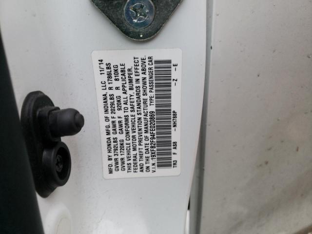 2015 HONDA CIVIC EXL - 19XFB2F94FE020869