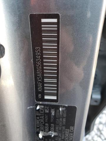 KNAFX5A81G5634953 KIA FORTE EX