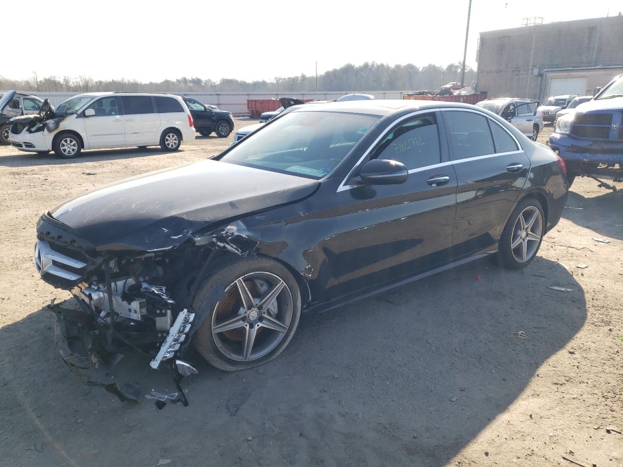 55SWF4KB1HU203585 MERCEDES-BENZ C CLASS 2017