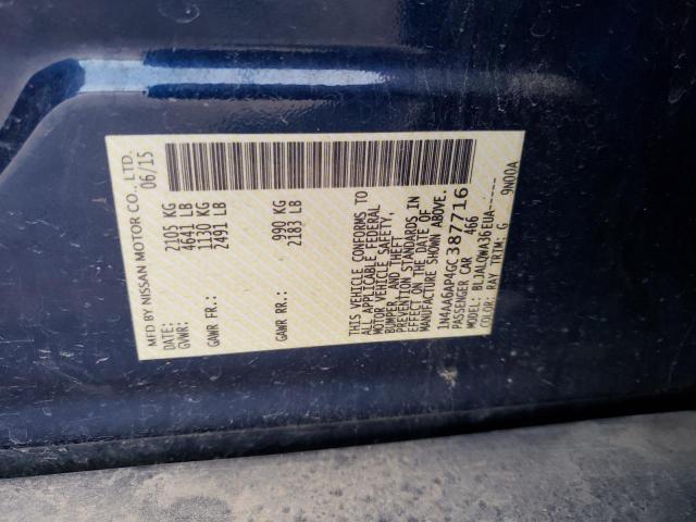 1N4AA6AP4GC387716 Nissan Maxima 3.5s