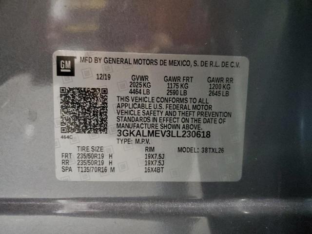 3GKALMEV3LL230618 GMC Terrain Sle