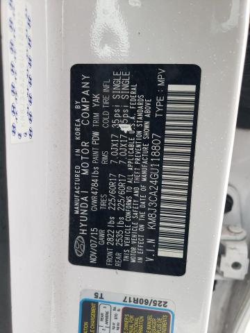 2016 HYUNDAI TUCSON LIM - KM8J3CA24GU118807