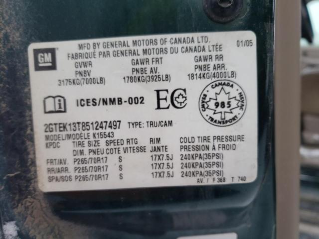 2GTEK13T851247497 GMC New Sierra K1500