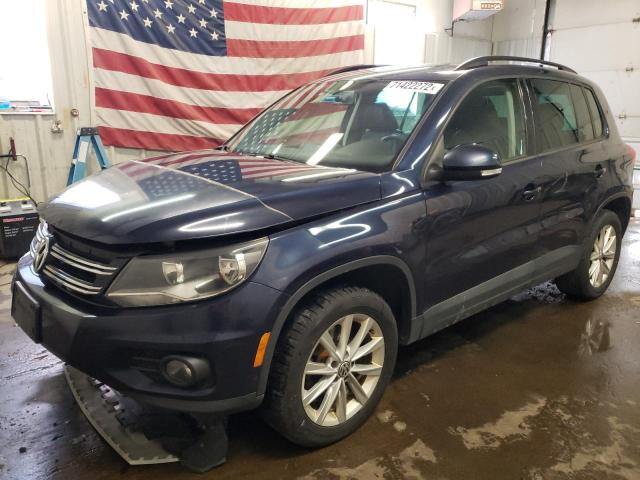 Salvage cars for sale from Copart Lyman, ME: 2015 Volkswagen Tiguan S
