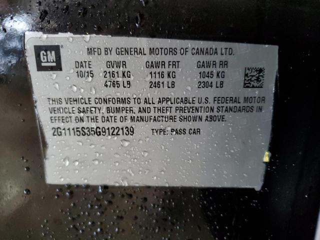 2016 CHEVROLET IMPALA LT - 2G1115S35G9122139