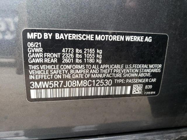 2021 BMW 330XI - 3MW5R7J08M8C12530