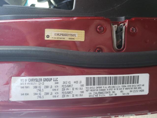 1C4NJPBA0ED720478 Jeep Patriot Sport