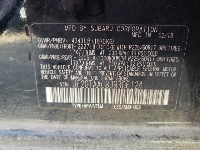 JF2GTAAC8J9306124 Subaru Crosstrek