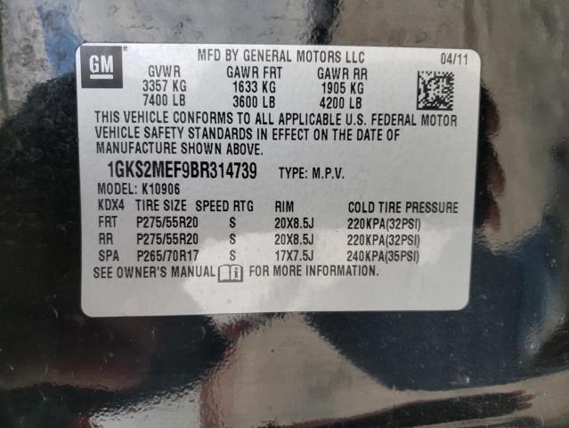 1GKS2MEF9BR314739 GMC Yukon
