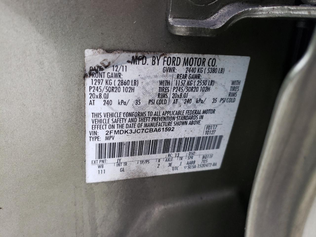 2012 Ford Edge - Image 15