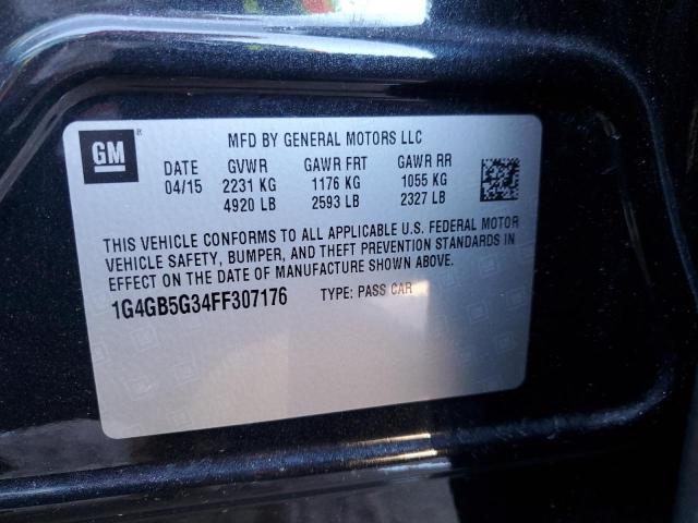1G4GB5G34FF307176 Buick Lacrosse