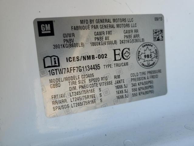1GTW7AFF7G1134435 GMC Savana