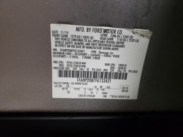 2015 FORD TAURUS SE - 1FAHP2D87FG133421