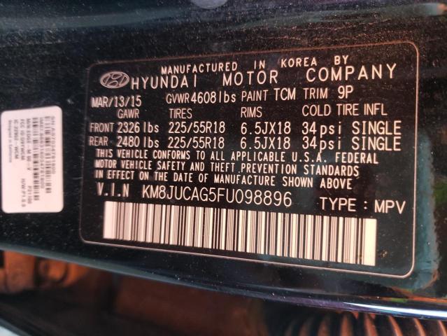 2015 HYUNDAI TUCSON LIM - KM8JUCAG5FU098896