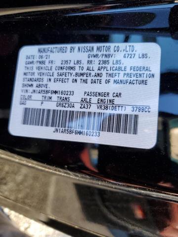 2021 NISSAN GT-R PREMI - JN1AR5BF6MM160233
