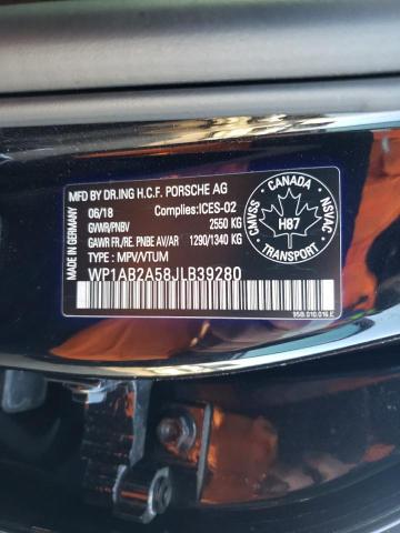 Auction sale of the 2018 PORSCHE MACAN , vin: WP1AB2A58JLB39280, lot number: 72173802