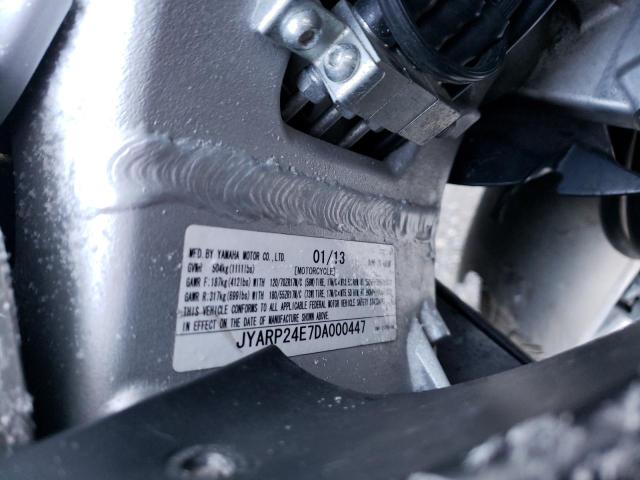2013 YAMAHA FJR1300 A JYARP24E7DA000447